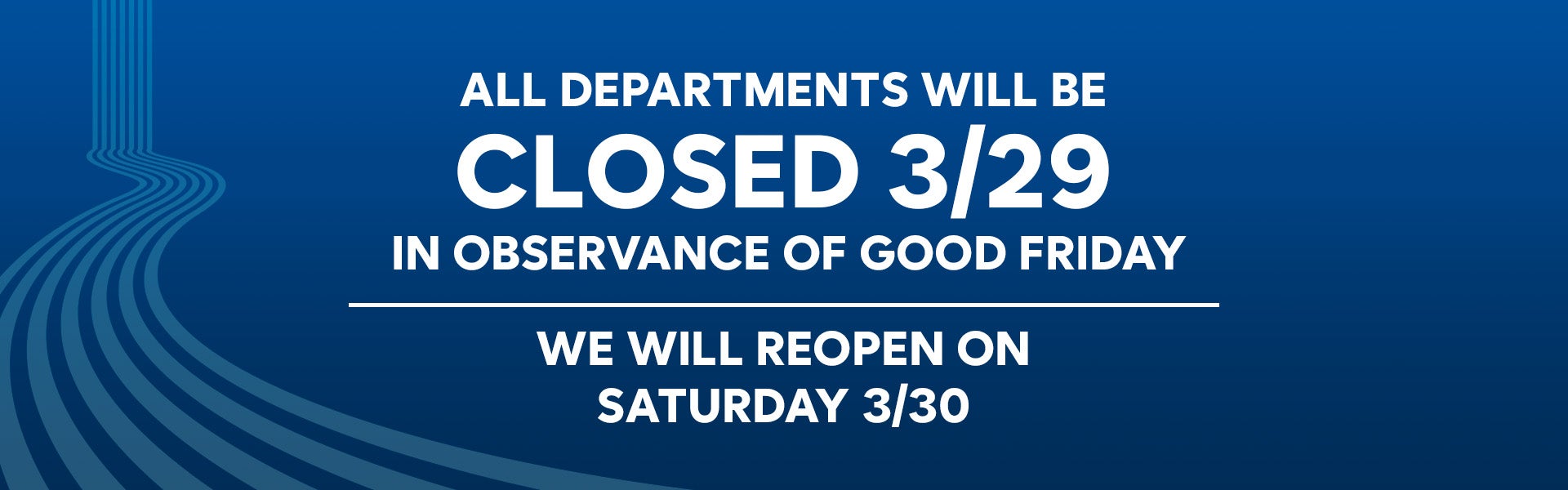 Observance of Good Friday Closure